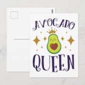 Avocado Queen Briefkaart (Voorkant / Achterkant)