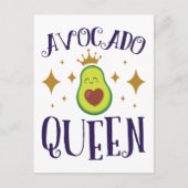 Avocado Queen Briefkaart (Voorkant)