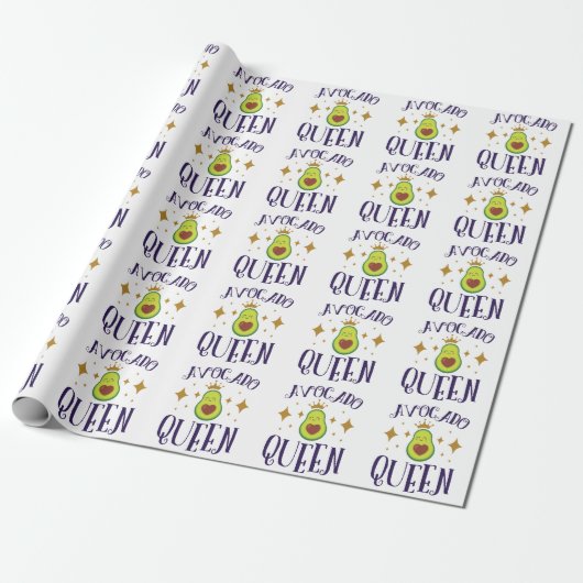 Avocado Queen Cadeaupapier (Uitgerold)