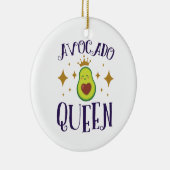 Avocado Queen Keramisch Ornament (Rechts)