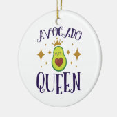Avocado Queen Keramisch Ornament (Links)