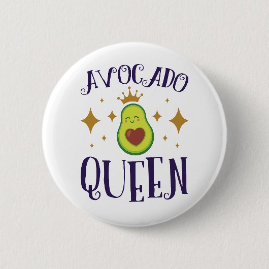 Avocado Queen Ronde Button 5,7 Cm (Voorkant)
