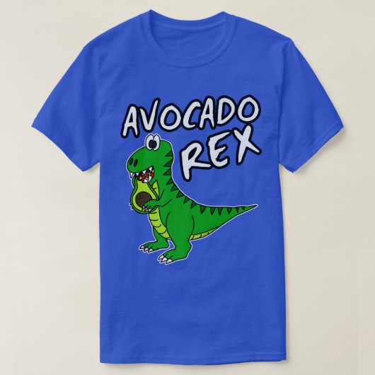 Avocado Re TRe Dinosaur Plant based Funny Vegan T-shirt (Design voorkant)