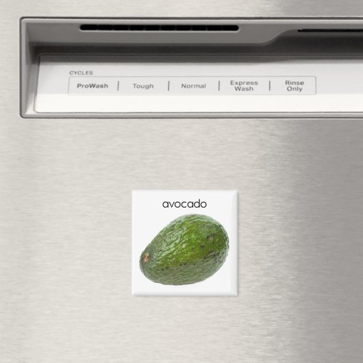 Avocado Refkoelkast Magnet (Insitu (Vaatwasser))