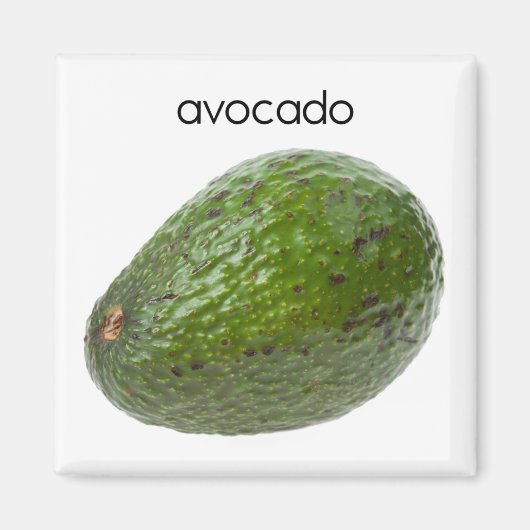 Avocado Refkoelkast Magnet (Voorkant)