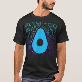 Avocado Retro Avocado T-shirt