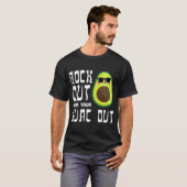 Avocado Rock Guac out-training Gym Personal Traine T-shirt (Voorkant volledig)