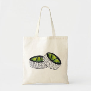 Avocado Roll Sushi Rolls Japanese Maki Food Tas