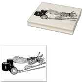 Avocado Roll Wasabi Sushi Japans Eten Restaurant Rubberstempel (Gestempeld)