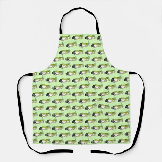 Avocado Rolls Wasabi Sushi Japans eten Schort (Voorkant)