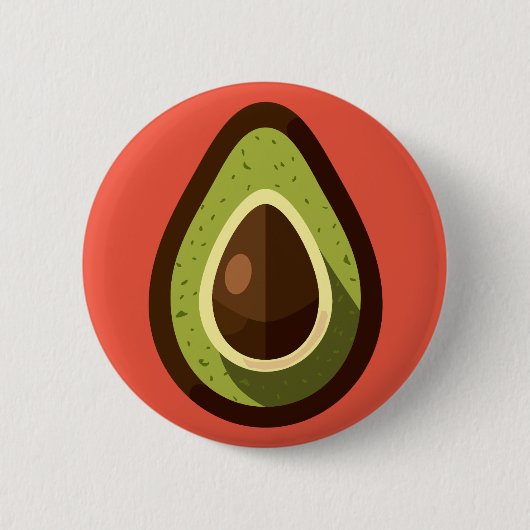 avocado ronde button 5,7 cm (Voorkant)
