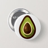 avocado ronde button 5,7 cm (Voorkant /achterkant)