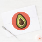 avocado ronde sticker (Envelop)