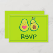 Avocado RSVP (Voorkant / Achterkant)