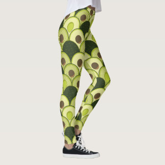 avocado ' s in de leggings van de kunstdeco