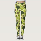 avocado ' s in de leggings van de kunstdeco (Voorkant)