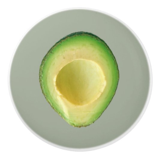 Avocado Sage 4Alex Keramische Knop (Voorkant)