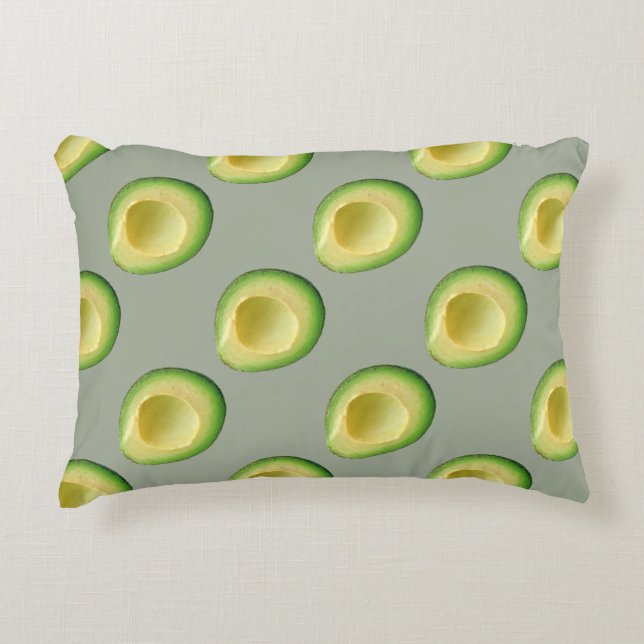 Avocado Sage Reversible 4Johanna Decoratief Kussen (Voorkant)