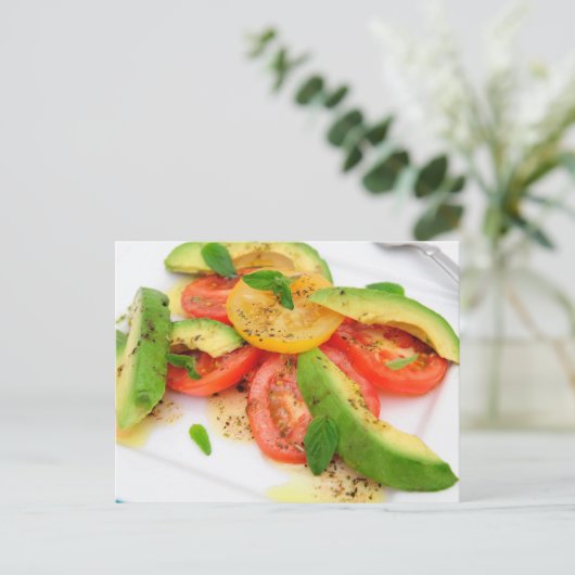 Avocado Salad Briefkaart (Staand voorkant)
