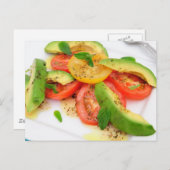 Avocado Salad Briefkaart (Voorkant / Achterkant)