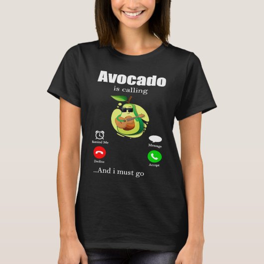 Avocado Salad Lifestyle Fitness Vegan T-shirt (Voorkant)