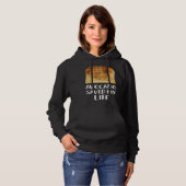 Avocado Saved My Life Toast Bread Vegetarian Fun G Hoodie (Voorkant volledig)