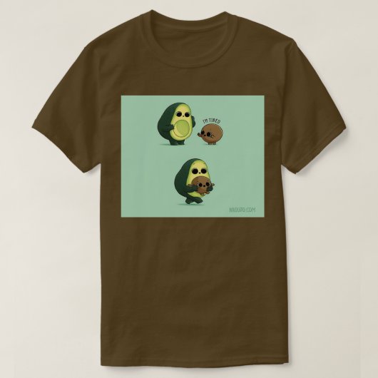 avocado schatje 3 t-shirt (Design voorkant)