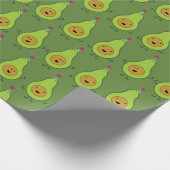 Avocado Schattig 1e Verjaardag Inpakpapier (Hoek)
