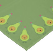 Avocado Schattig Eerste Verjaardag Tafelkleed (Gekanteld)