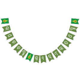 Avocado Schattige Happy Birthday Bunting Banner