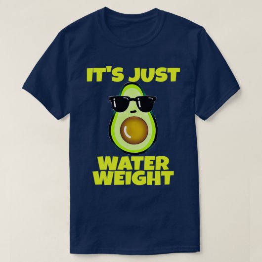 Avocado-schattige liefhebbers van voedsel t-shirt (Design voorkant)