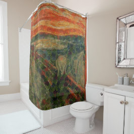 Avocado Scream Fine Art Vegan Spoof Douchegordijn