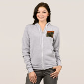 Avocado Scream Fine Art Vegan Spoof Hoodie (Voorkant volledig)