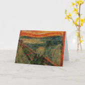 Avocado Scream Fine Art Vegan Spoof Kaart (Gele Bloem)