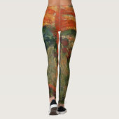 Avocado Scream Fine Art Vegan Spoof Leggings (Achterkant)