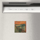 Avocado Scream Fine Art Vegan Spoof Magneet (Insitu (Vaatwasser))