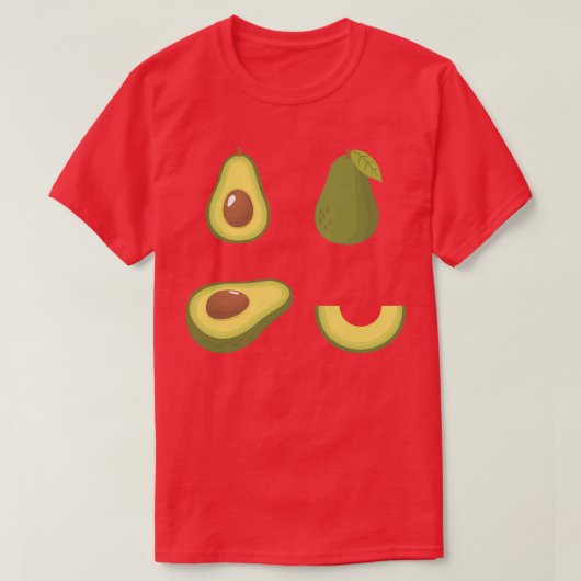 Avocado set 2 t-shirt (Design voorkant)