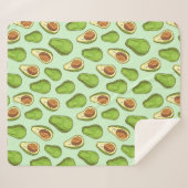 Avocado Sherpa Deken (Voorkant (horizontaal))