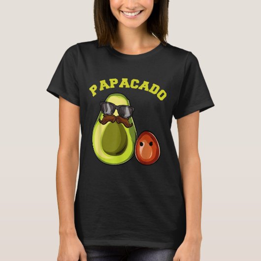 Avocado Shirt For Men, Papacado Pregnancy Announce (Voorkant)
