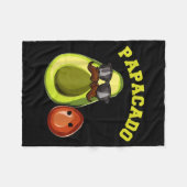 Avocado Shirt For Men, Papacado Pregnancy Announce Fleece Deken (Voorkant (Horizontaal))