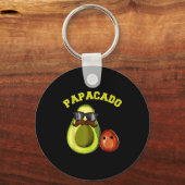 Avocado Shirt For Men, Papacado Pregnancy Announce Sleutelhanger (Voorkant)