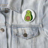AVOCADO-shirten, accessoires, KUSTJES! Ronde Button 5,7 Cm (In situ)