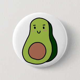 AVOCADO-shirten, accessoires, KUSTJES! Ronde Button 5,7 Cm