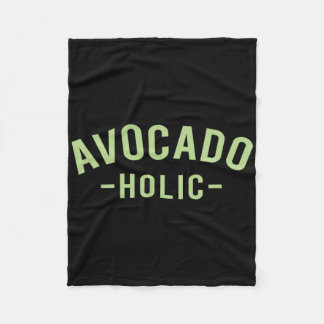 Avocado Shirts - Avocado-holic - Foodie T Shirts Fleece Deken