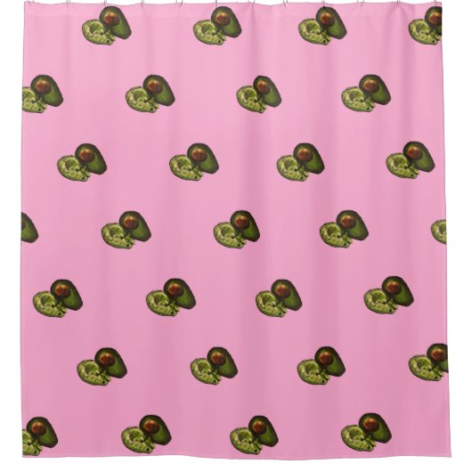 Avocado Shower Curtain Douchegordijn (Voorkant)