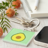 Avocado Sleutelhanger (Voorkant Rechts)
