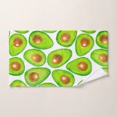 Avocado snijdt waterverf bad handdoek (Handdoek)
