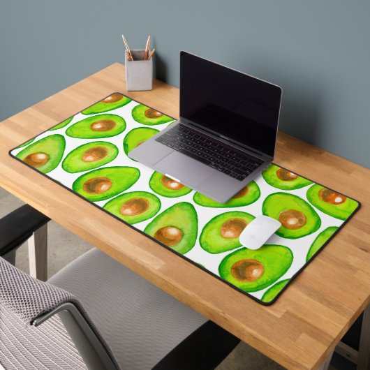Avocado snijdt waterverf bureaumat (Kantoor 2)
