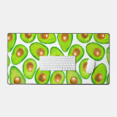 Avocado snijdt waterverf bureaumat (Keyboard & Muis)