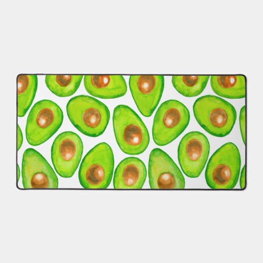 Avocado snijdt waterverf bureaumat (Voorkant)